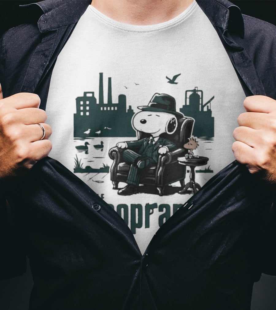The Snooprans Snoopy X Sopranos Fusion Dr. Melfi Cont'd Do You Feel Depressed T-Shirt