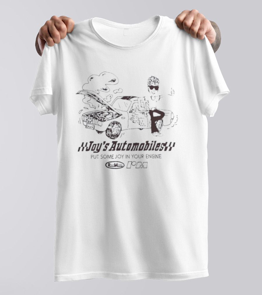 Joy's Automobiles Role Model Put Some Joy In Your Engine PDX T-Shirt