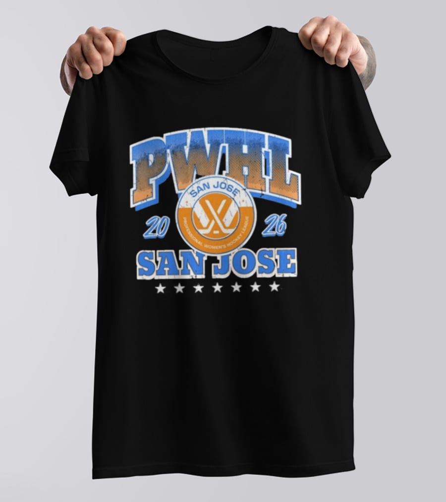 2026 PWHL San Jose Professional Women's Hockey League Lil' Olsen Sportiqe T-Shirt