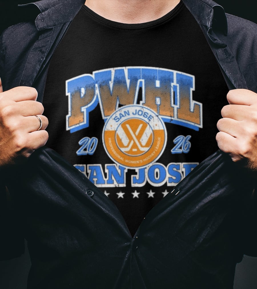 2026 PWHL San Jose Professional Women's Hockey League Lil' Olsen Sportiqe T-Shirt