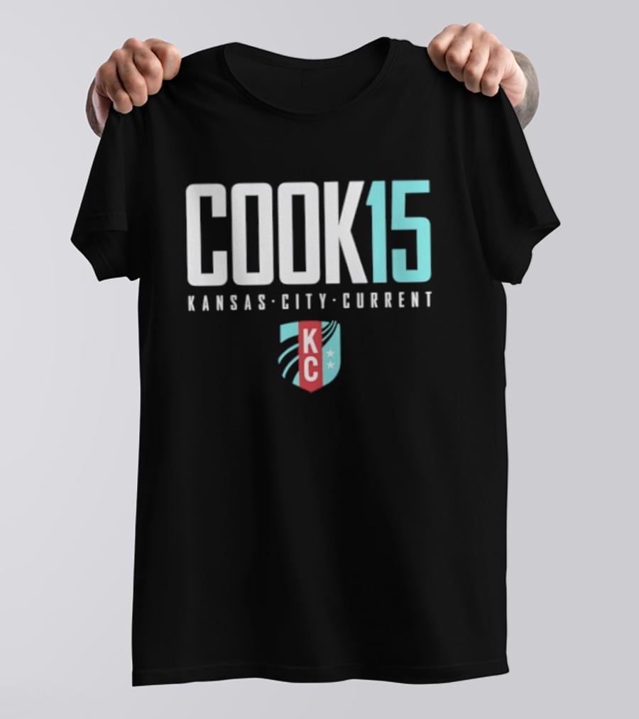 COOK 15 Kansas City Current NWSL KC T-Shirt