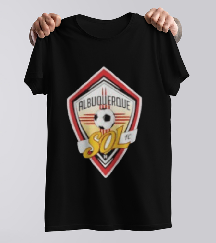 Albuquerque Sol FC Soccer Emblem 2026 Football T-Shirt