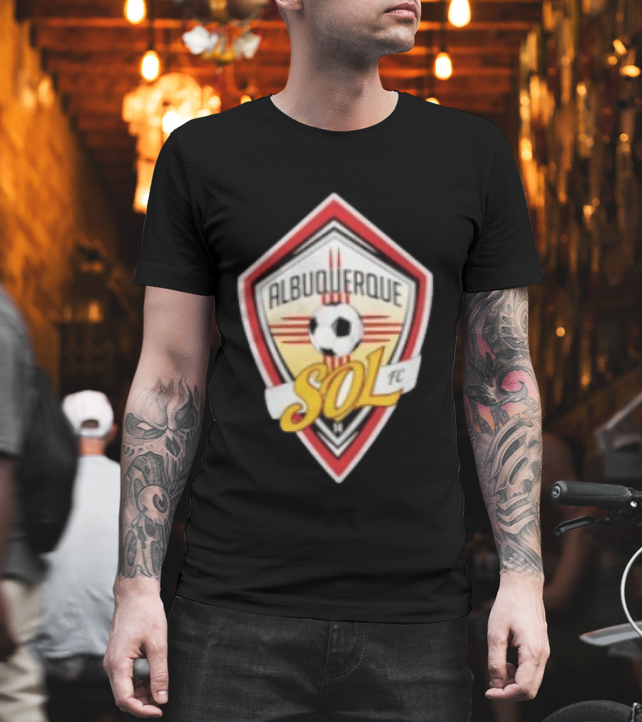 Albuquerque Sol FC Soccer Emblem 2026 Football T-Shirt