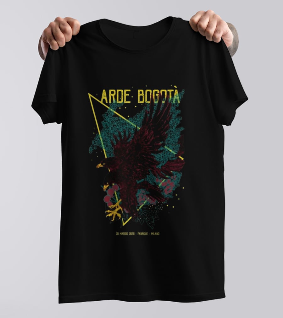 Arde Bogota May 28 2026 Fabrique Milan Italy Eagle Triangles Circles T-Shirt