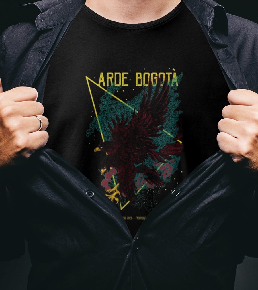 Arde Bogota May 28 2026 Fabrique Milan Italy Eagle Triangles Circles T-Shirt