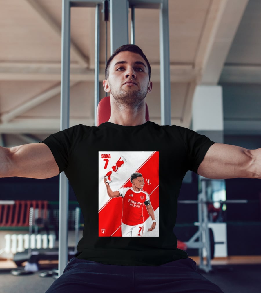 Arsenal F.C. Bukayo Saka 7 Starboy Emirates Fly Better T-Shirt