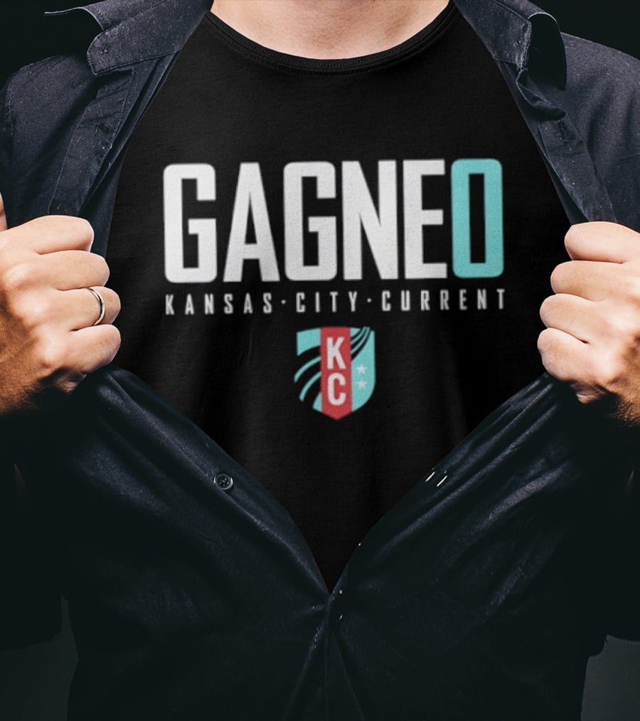 Gagne 0 Kansas City Current NWSL KC T-Shirt
