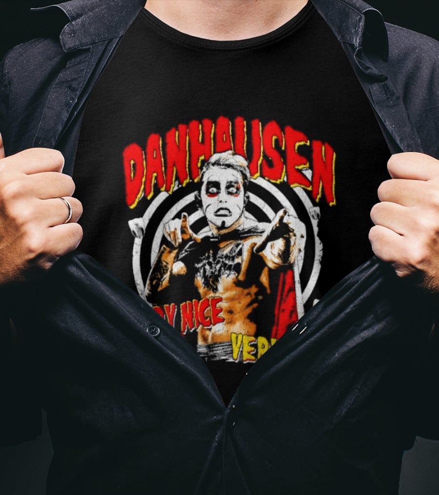 Danhausen Very Nice Very Evil Professional Wrestling T-Shirt