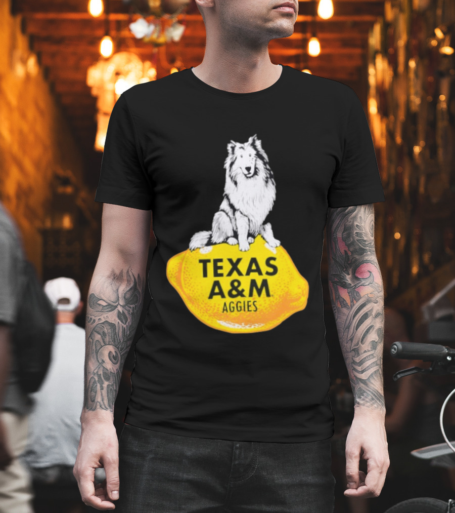 Texas A And M Aggies Husky Lemon T-Shirt