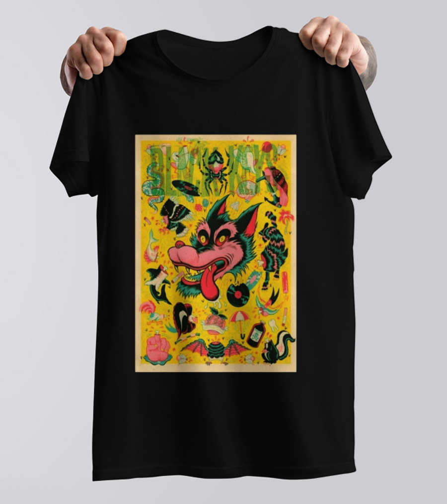 The Black Keys Carnation WA May 29 30 2026 Wolf Spider Vinyl Record T-Shirt