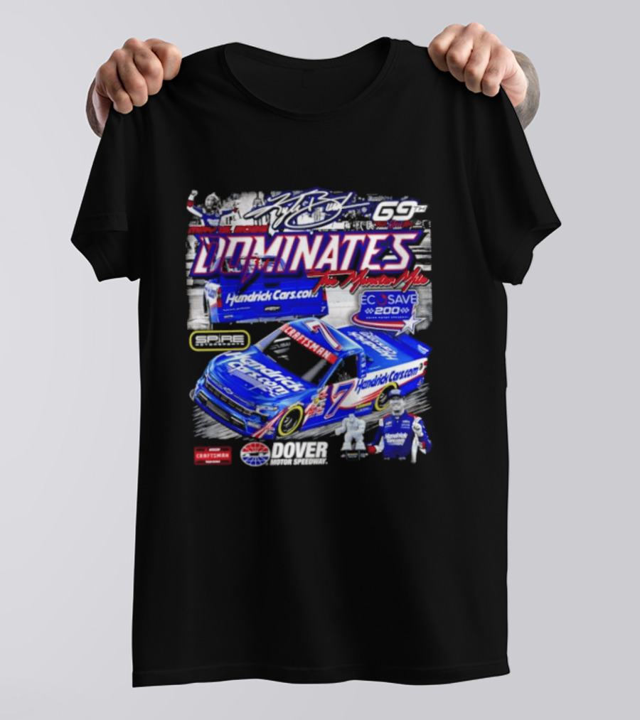 Hendrick Cars 17 ECOSave 200 Dover 2026 Dominates Victory Celebration T-Shirt