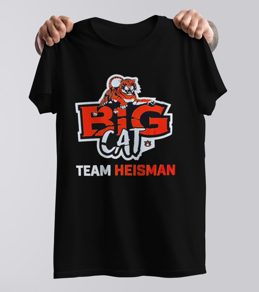 Auburn Big Cat Tiger Team Heisman T-Shirt