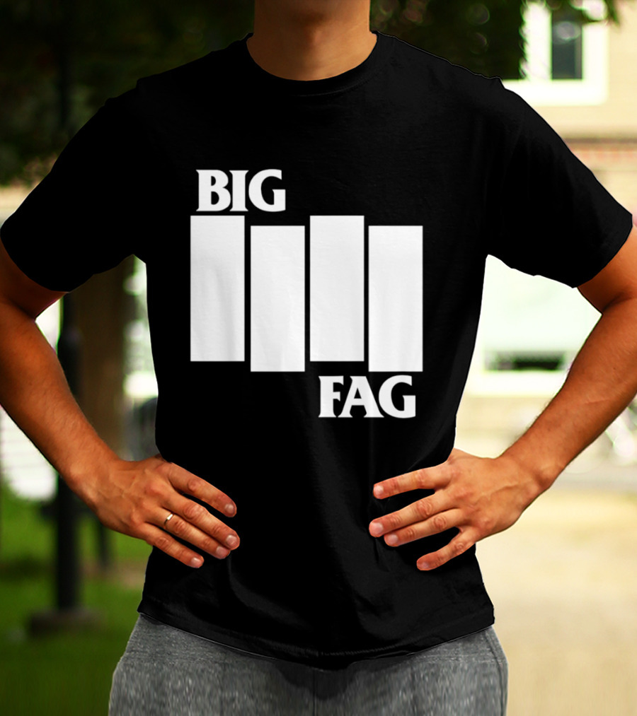 Big Fag Black Flag Bars 2026 T-Shirt