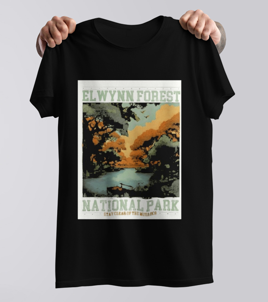 Elwynn Forest National Park Stay Clear Of The Murlocs T-Shirt