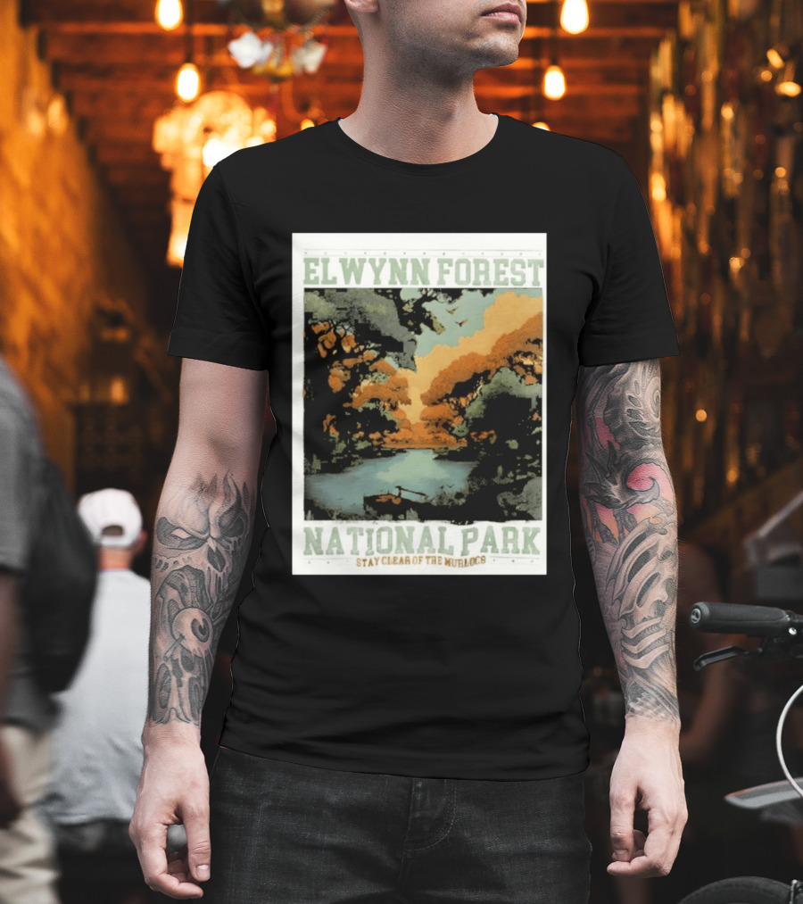 Elwynn Forest National Park Stay Clear Of The Murlocs T-Shirt