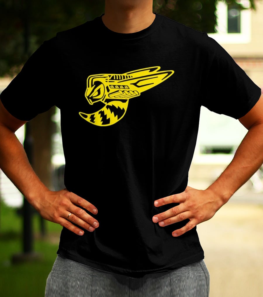 Supercharged Hornet Racing Style Yellow Black Hornet T-Shirt