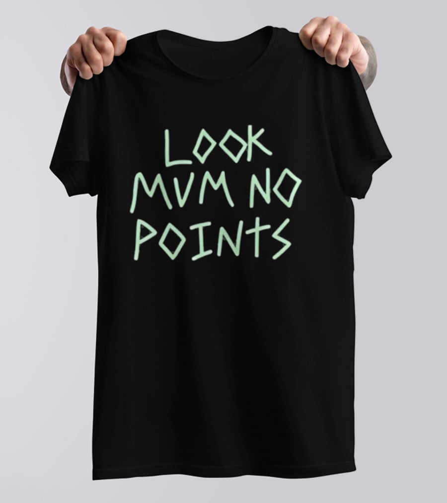 Look Mvm No Points Handwritten T-Shirt
