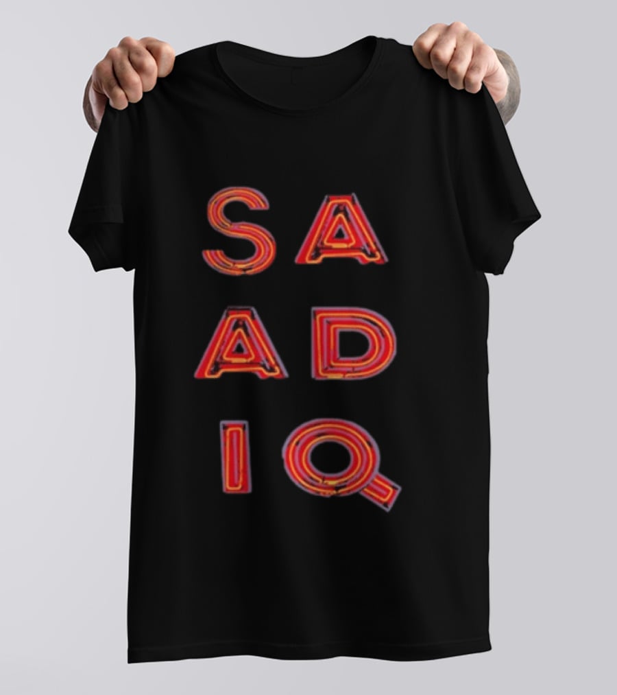 Raphael Saadiq Neon Stacked Letters T-Shirt