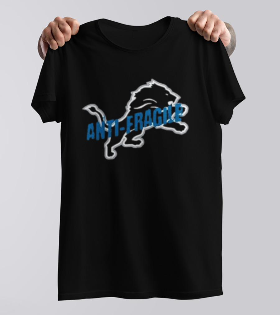 Detroit Lions Anti Fragile Jack Campbell Linebacker Collaboration T-Shirt