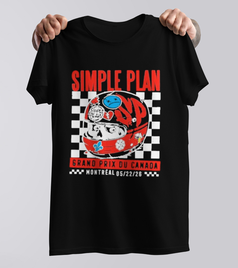 Simple Plan Grand Prix Du Canada Montreal 05/22/26 T-Shirt