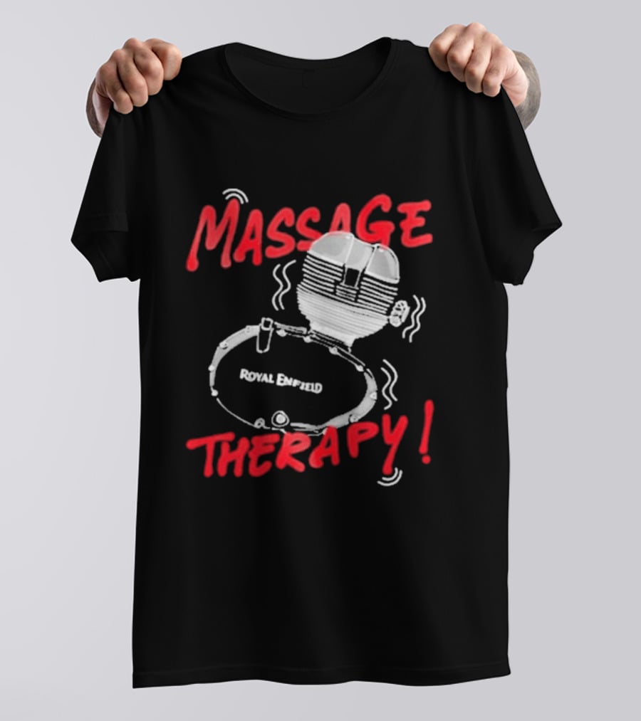 Srinivas Ganesh Royal Enfield Massage Therapy T-Shirt
