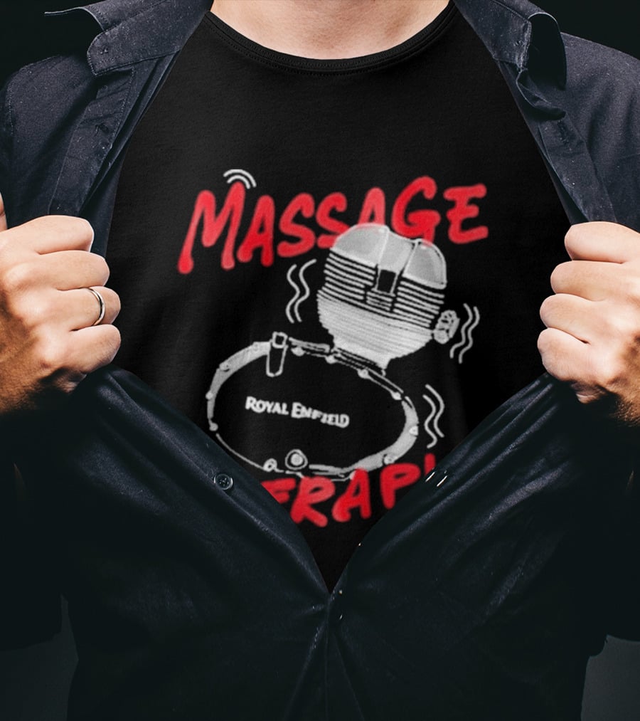 Srinivas Ganesh Royal Enfield Massage Therapy T-Shirt