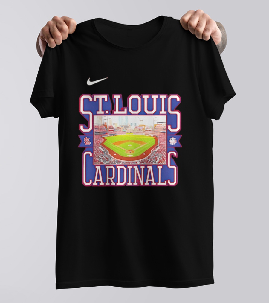 St. Louis Cardinals Baseball Stadium Nike MLB T-Shirt