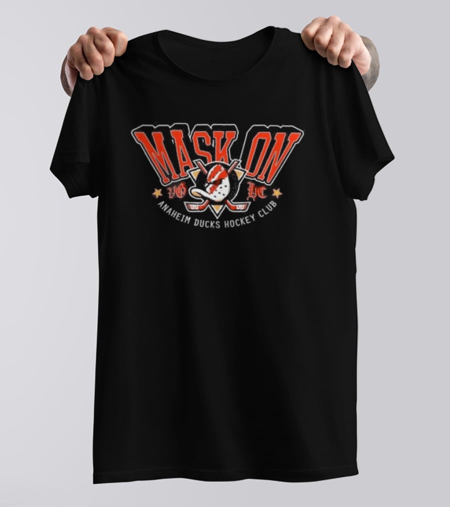 Mask On All Day Everyday Anaheim Ducks Hockey Club T-Shirt