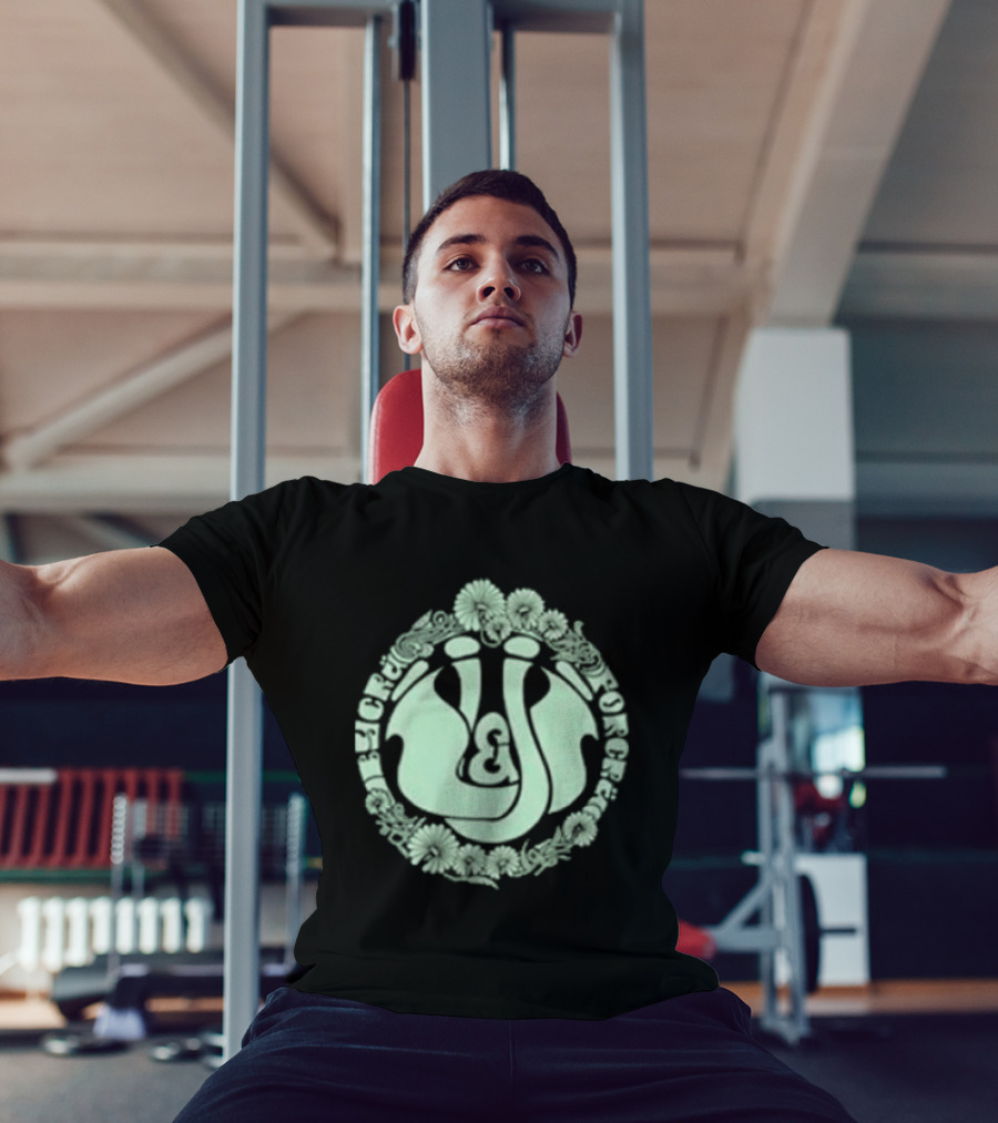 Massenomics Unpaid And Underrated Flowered Circular T-Shirt