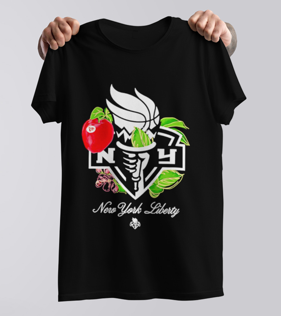 New York Liberty Floral Fruit Capsule Collection T-Shirt