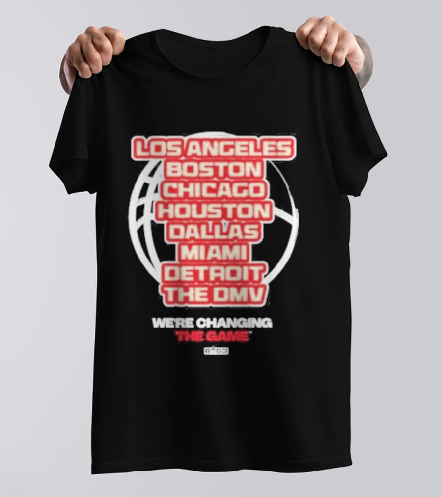 Big3 9Th Wonder In The Summer Los Angeles Boston Chicago Houston Dallas Miami Detroit The DMV T-Shirt