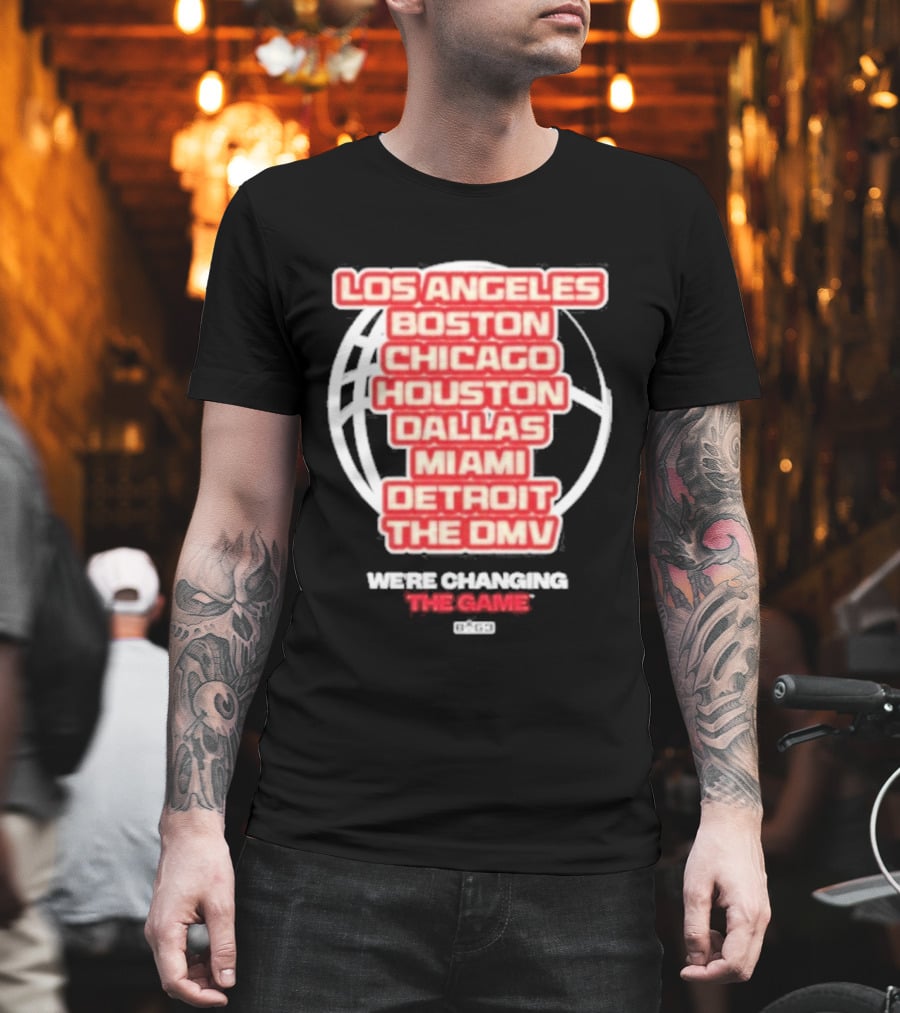 Big3 9Th Wonder In The Summer Los Angeles Boston Chicago Houston Dallas Miami Detroit The DMV T-Shirt