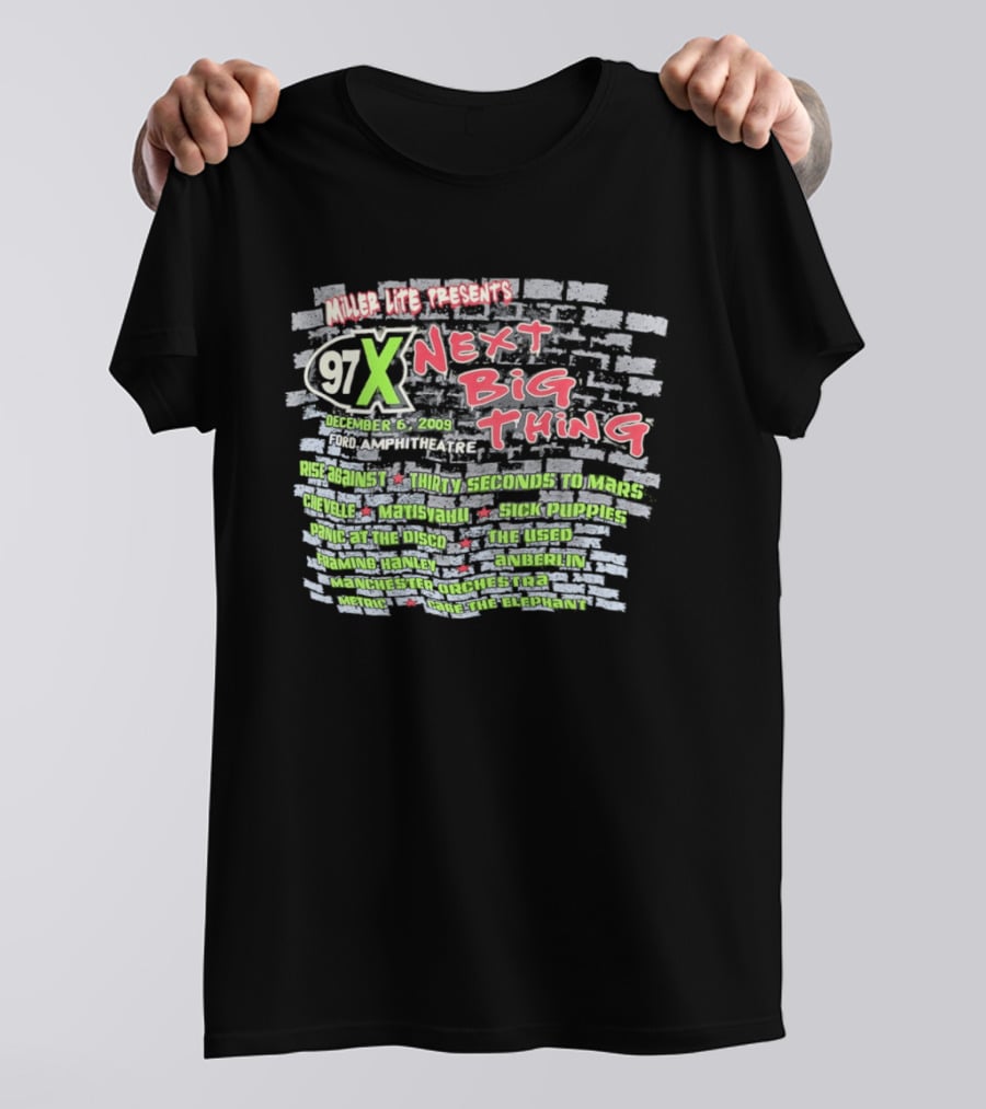 Miller Lite Presents 97X Next Big Thing Concert T-Shirt
