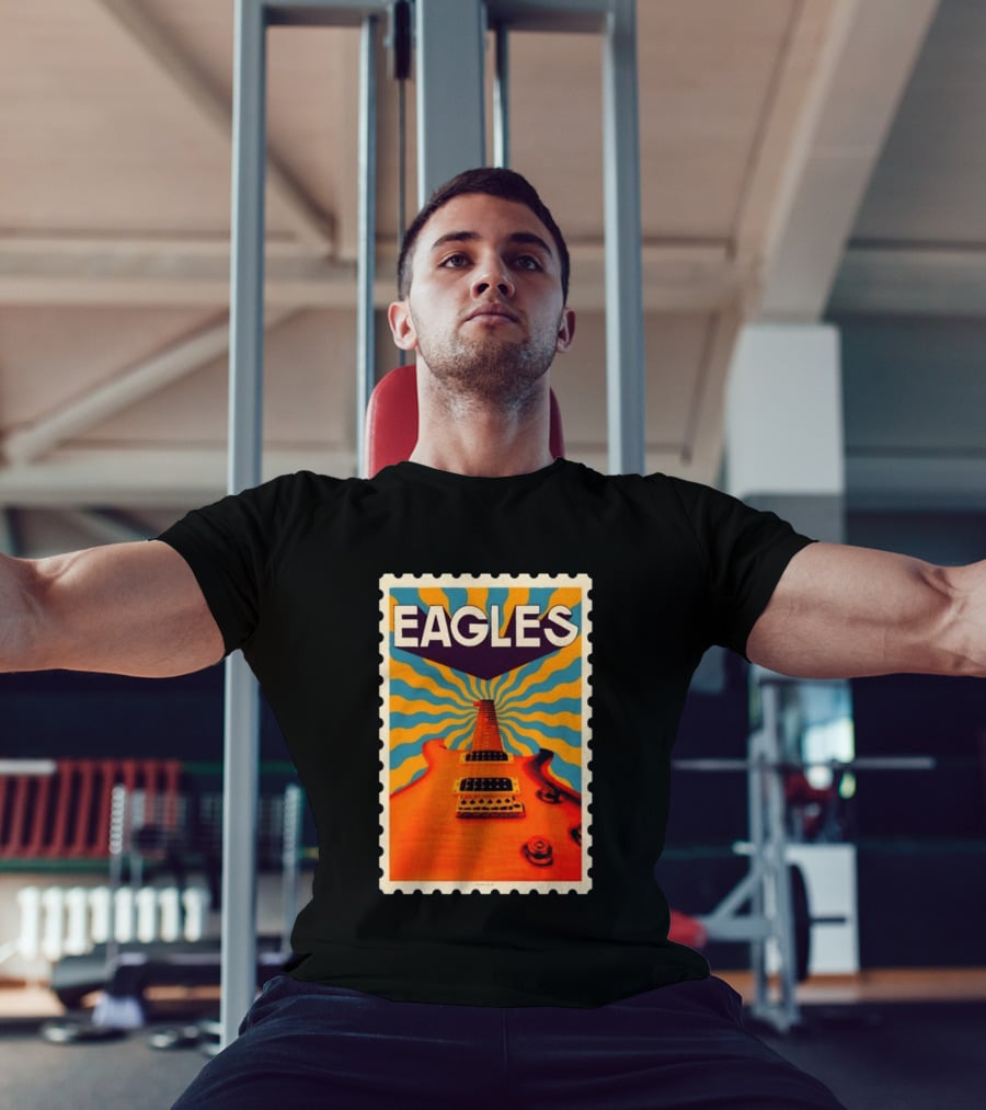 Eagles May 2026 Tour US Psychedelic Guitar Visual T-Shirt