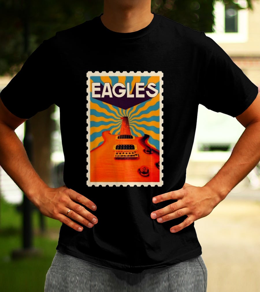 Eagles May 2026 Tour US Psychedelic Guitar Visual T-Shirt