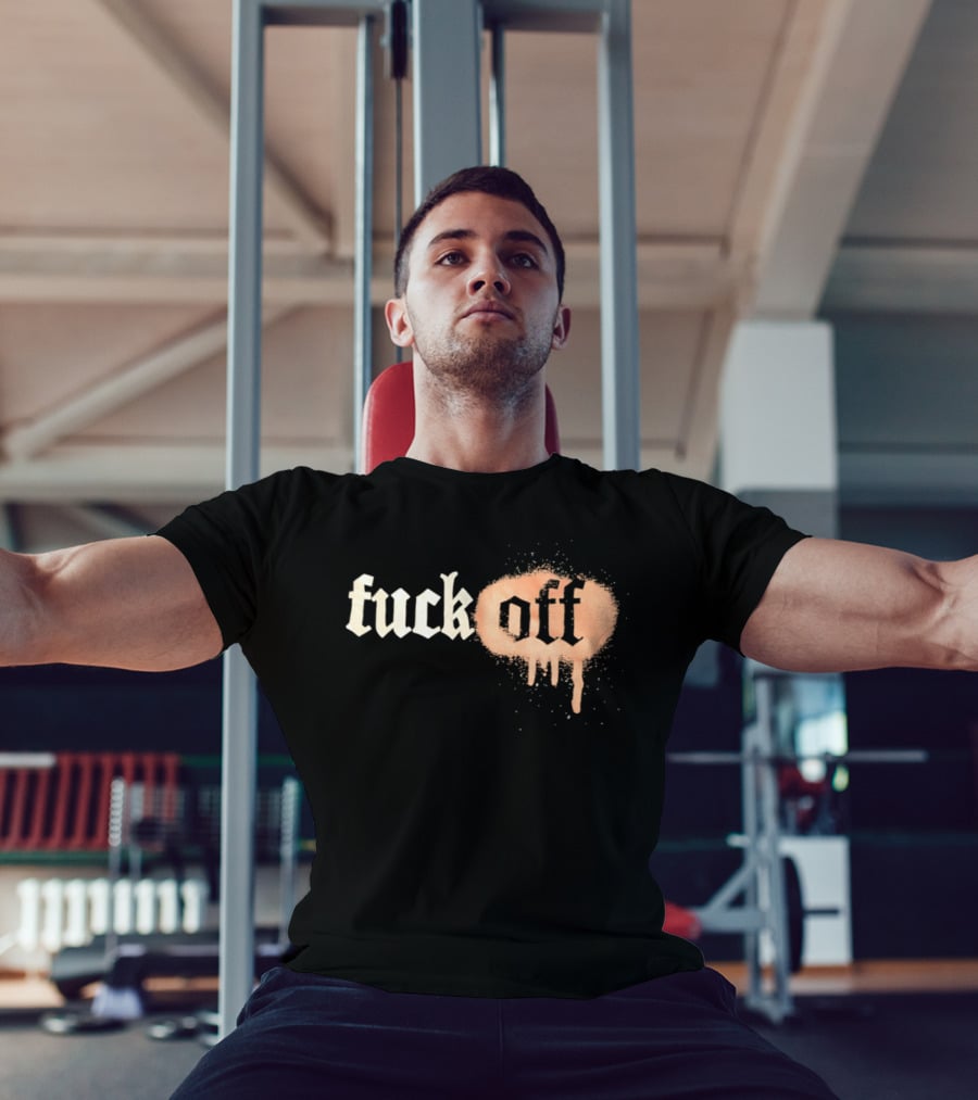 Fuck Off Gothic Graffiti T-Shirt