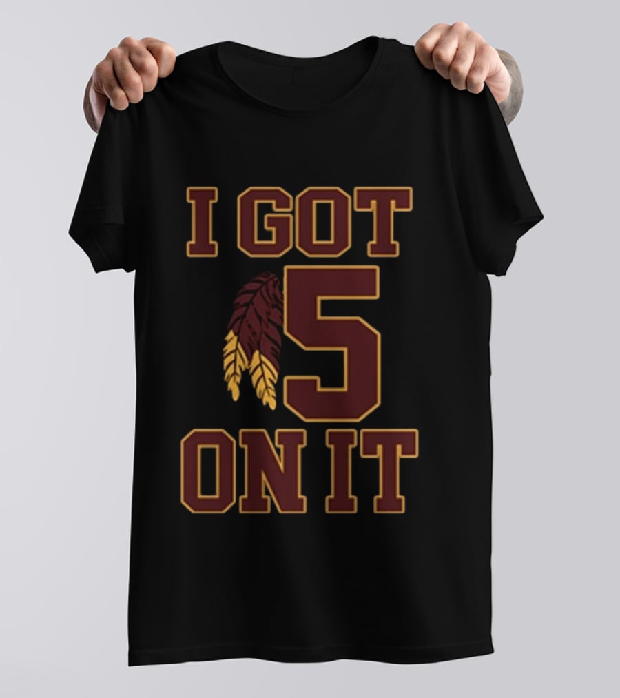 I Got 5 On It Football Feather Element T-Shirt