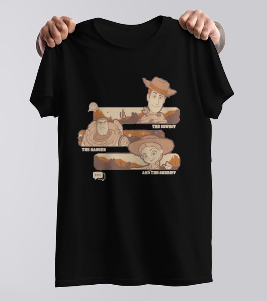 The Cowboy The Ranger And The Sheriff T-Shirt