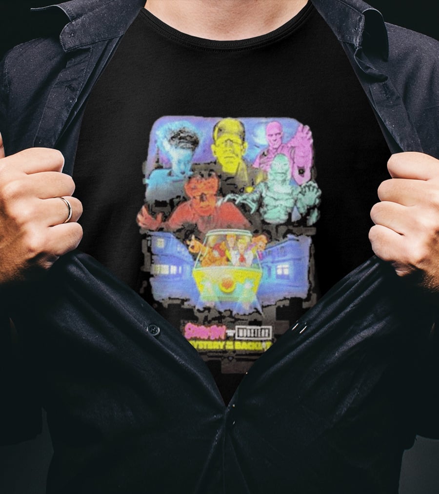 Scooby Doo X Universal Monsters Mystery Machine Adventure 2026 T-Shirt