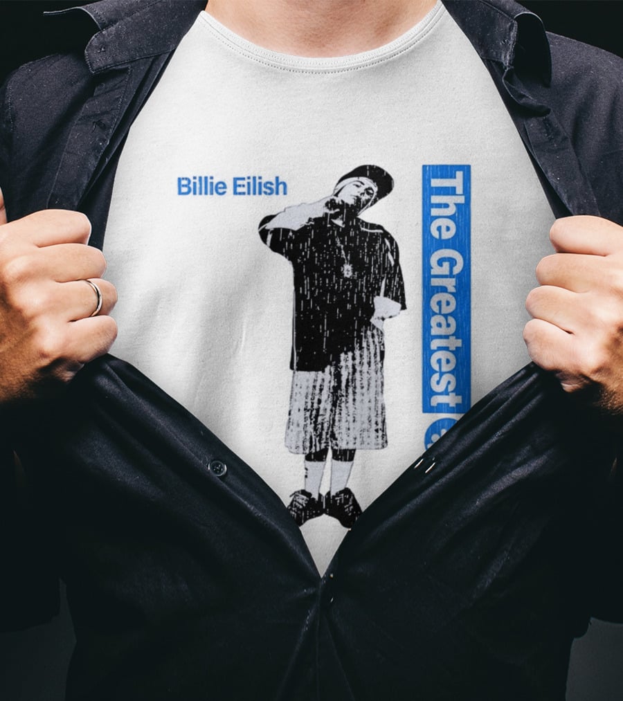 Billie Eilish The Greatest Y2K Street Style Hip Hop Iconic Look T-Shirt