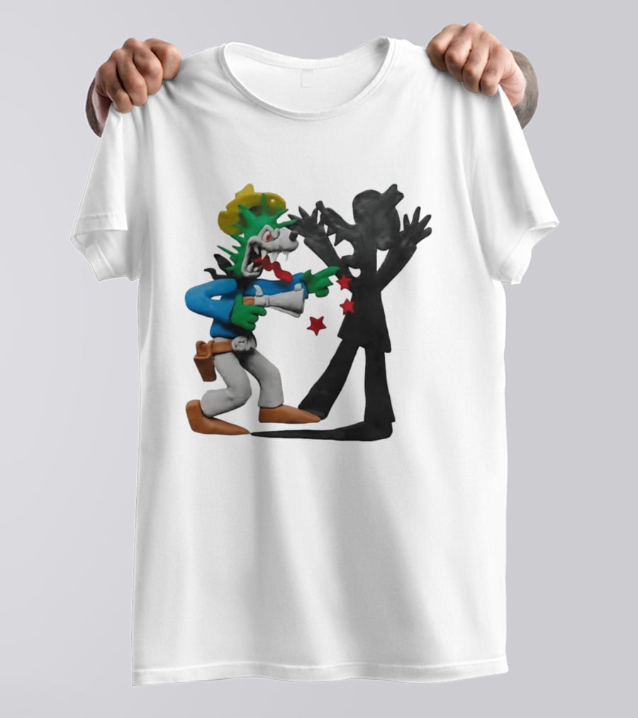 Wild Grrl MTV Celebrity Deathmatch Cartoon Style Claymation Scene T-Shirt