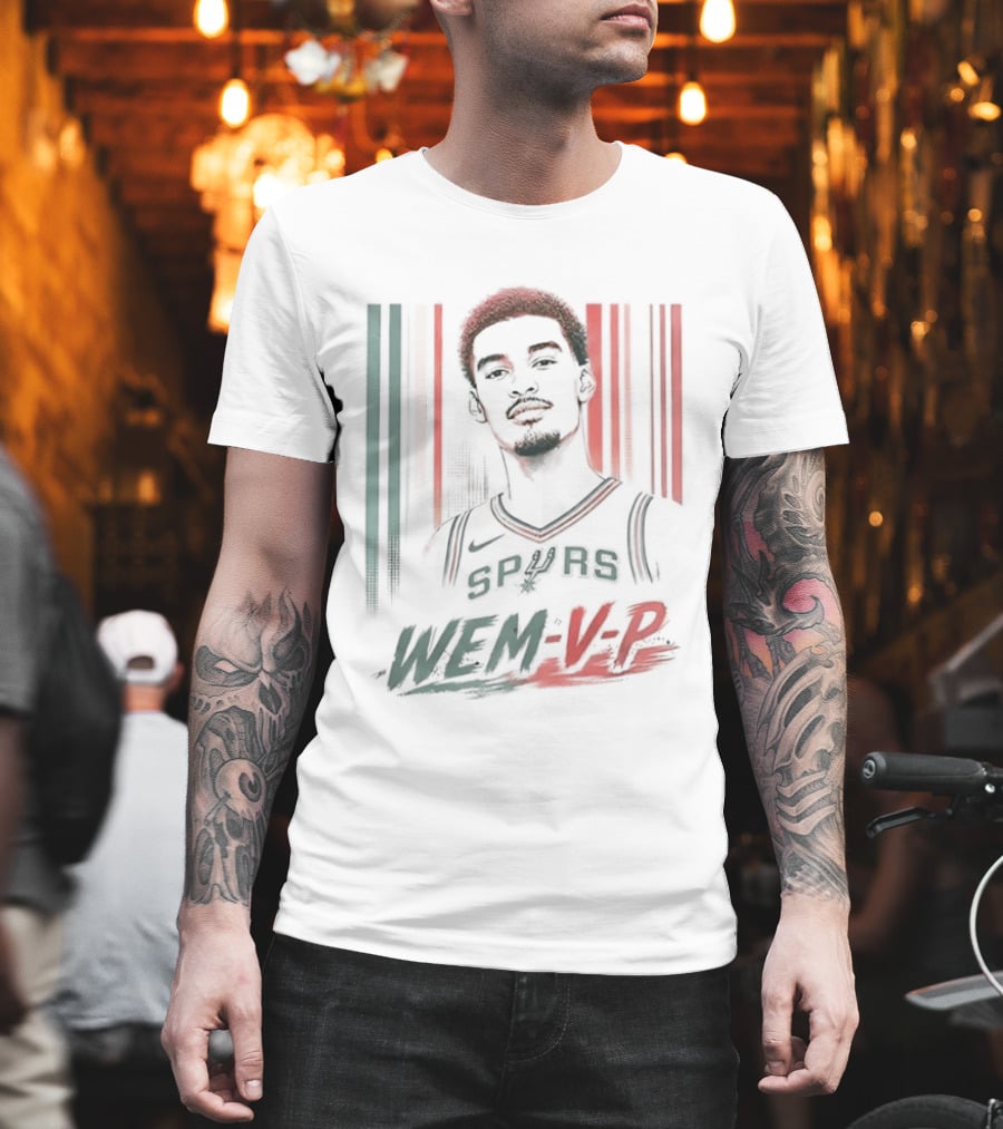 Victor Wembanyama Spurs NBA WEM VP T-Shirt
