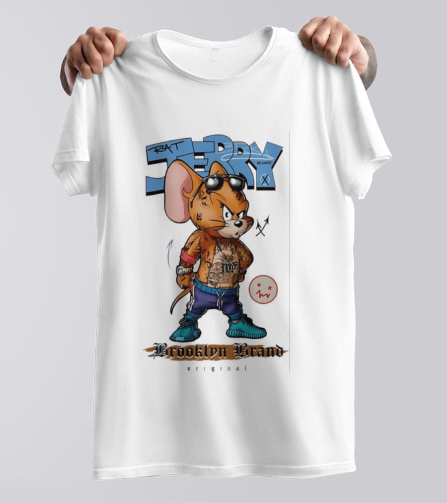 Rat Jerry No Limits Brooklyn Brand Original T-Shirt