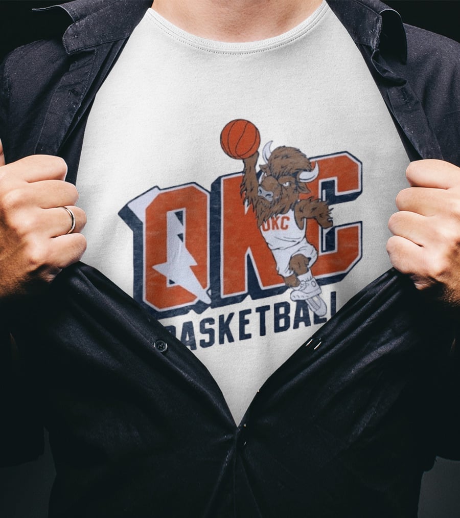 OKC Basketball Rumble Oklahoma City Thunder NBA T-Shirt