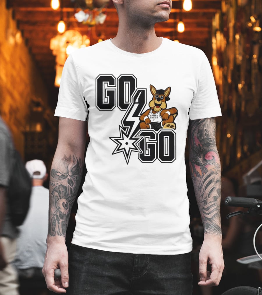 San Antonio Spurs NBA Go Go Spurs Nation Coyote T-Shirt
