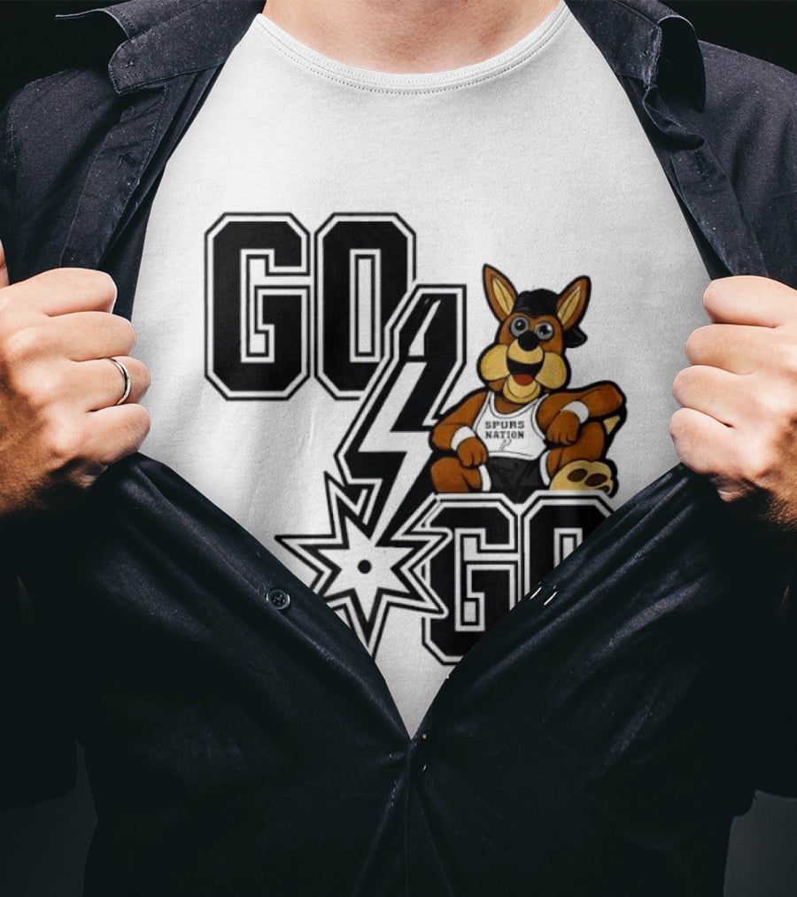 San Antonio Spurs NBA Go Go Spurs Nation Coyote T-Shirt