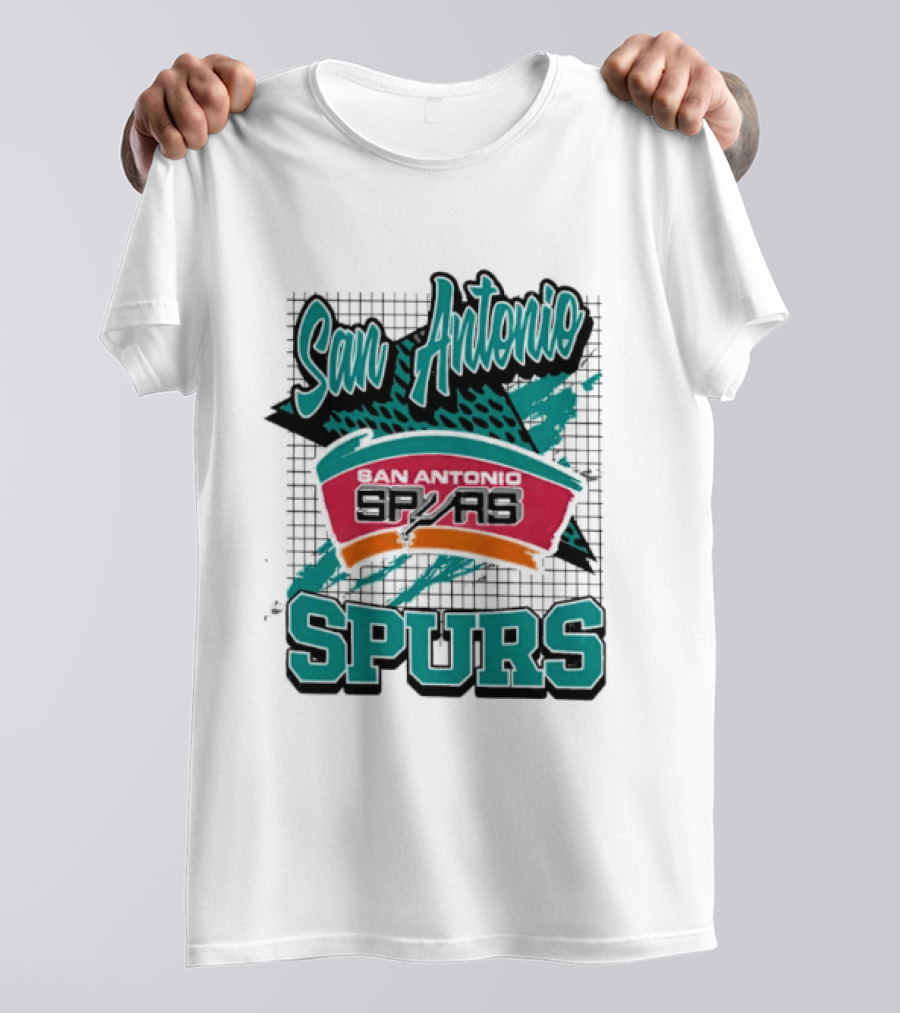 San Antonio Spurs NBA Retro Style San Antonio Spurs Memphis Spurs T-Shirt