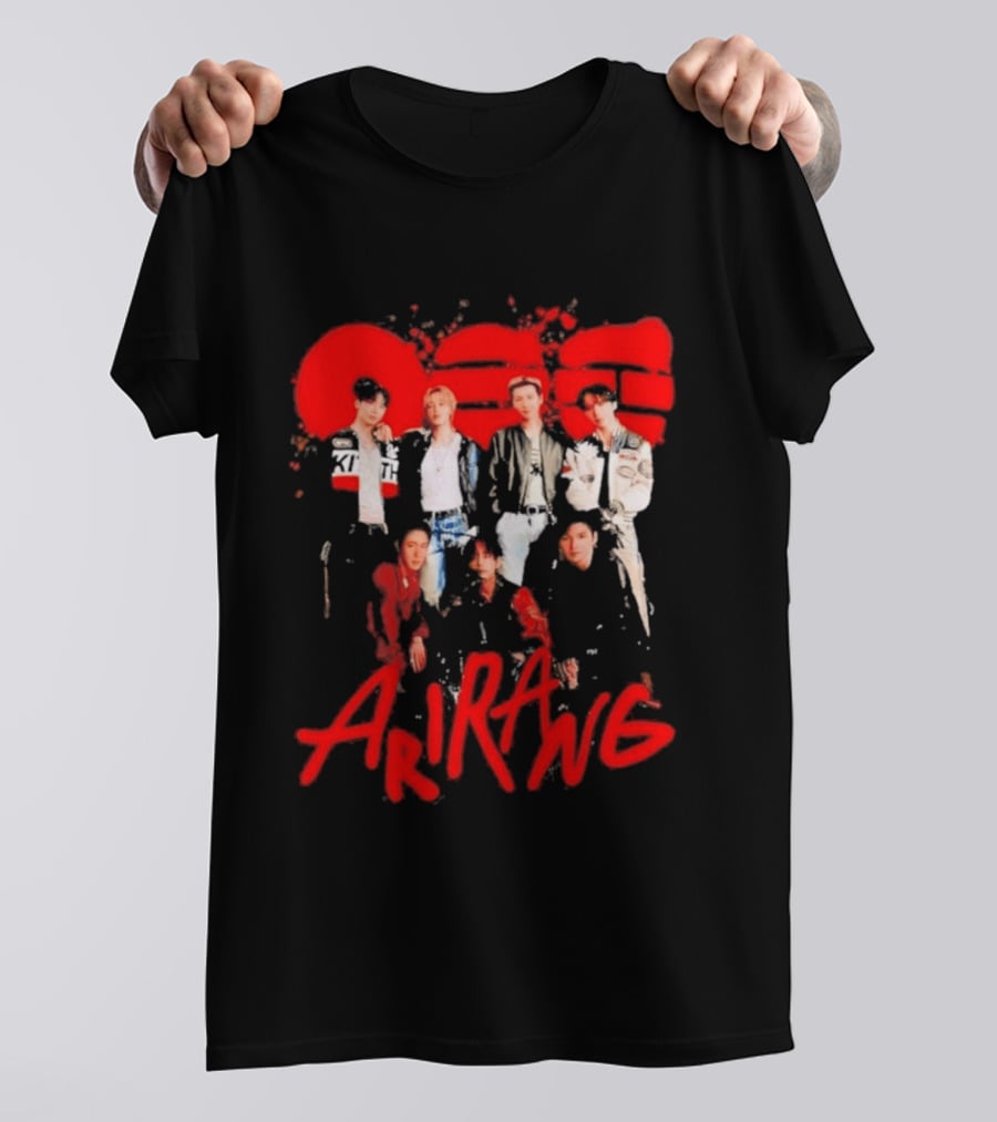 Bangtan Members Arirang Magazine Style Fashion Concept T-Shirt