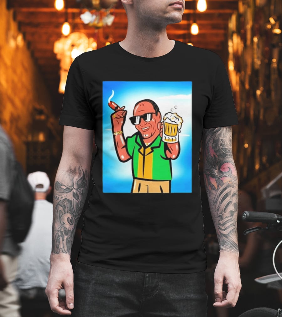 Boss Beer And Cigars Summer Vibes Retro Style Celebration T-Shirt