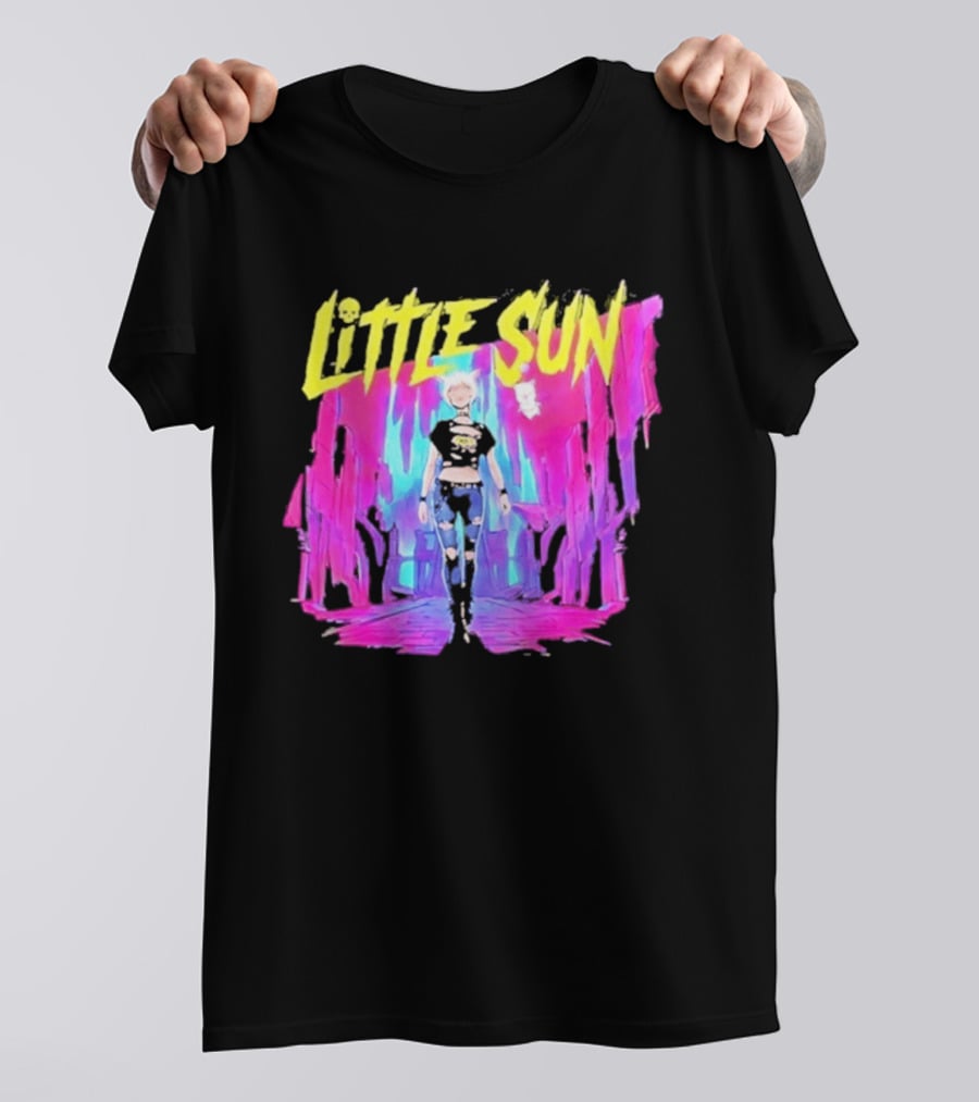 Cyberpunk 2077 Little Sun Neon Street T-Shirt